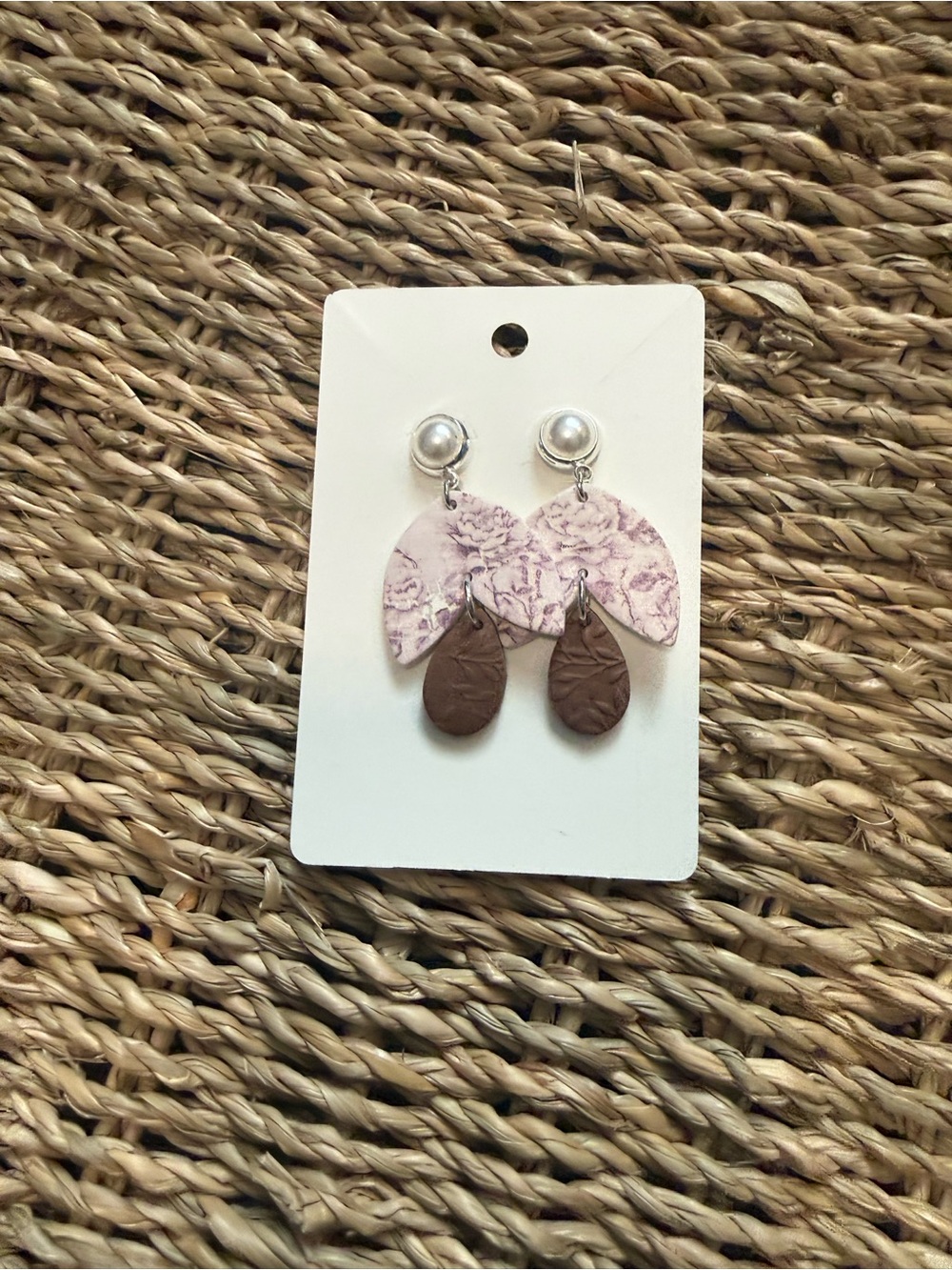NEW HANDMADE CLAY EARRINGS